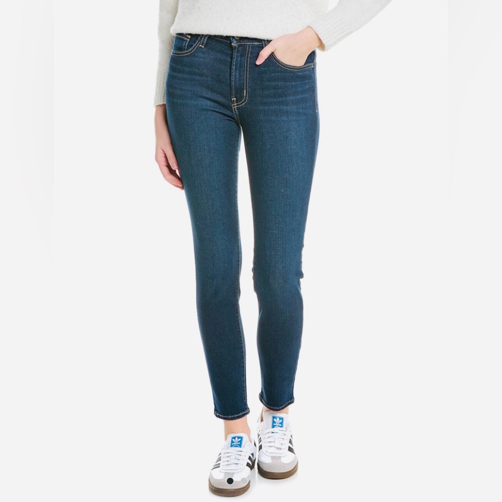 $195 HUDSON Jeans Womens 27x28” BLAIR High Rise Denim  Light Wash Stretch Skinny